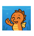 海のタツノオトシゴ@SFW（個別スタンプ：9）