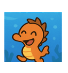 海のタツノオトシゴ@SFW（個別スタンプ：11）