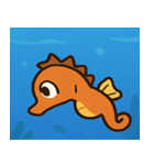 海のタツノオトシゴ@SFW（個別スタンプ：16）