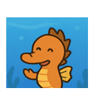 海のタツノオトシゴ@SFW（個別スタンプ：17）