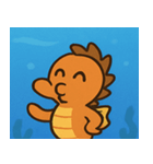 海のタツノオトシゴ@SFW（個別スタンプ：18）