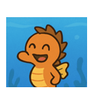 海のタツノオトシゴ@SFW（個別スタンプ：19）