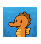 海のタツノオトシゴ@SFW（個別スタンプ：21）