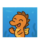 海のタツノオトシゴ@SFW（個別スタンプ：22）