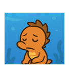 海のタツノオトシゴ@SFW（個別スタンプ：23）