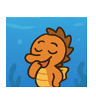 海のタツノオトシゴ@SFW（個別スタンプ：26）