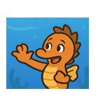 海のタツノオトシゴ@SFW（個別スタンプ：28）