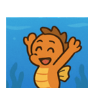 海のタツノオトシゴ@SFW（個別スタンプ：29）