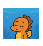 海のタツノオトシゴ@SFW（個別スタンプ：30）