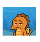 海のタツノオトシゴ@SFW（個別スタンプ：32）