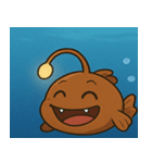 深海のチョウチンアンコウ@SFW（個別スタンプ：1）