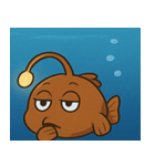 深海のチョウチンアンコウ@SFW（個別スタンプ：4）