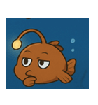 深海のチョウチンアンコウ@SFW（個別スタンプ：8）