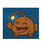 深海のチョウチンアンコウ@SFW（個別スタンプ：10）