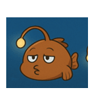 深海のチョウチンアンコウ@SFW（個別スタンプ：11）