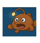 深海のチョウチンアンコウ@SFW（個別スタンプ：13）