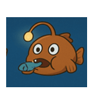 深海のチョウチンアンコウ@SFW（個別スタンプ：14）