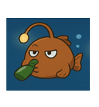 深海のチョウチンアンコウ@SFW（個別スタンプ：15）