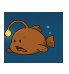 深海のチョウチンアンコウ@SFW（個別スタンプ：16）