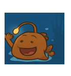 深海のチョウチンアンコウ@SFW（個別スタンプ：28）