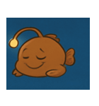 深海のチョウチンアンコウ@SFW（個別スタンプ：32）