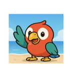 海のオウム@SFW（個別スタンプ：1）