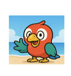 海のオウム@SFW（個別スタンプ：5）
