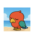 海のオウム@SFW（個別スタンプ：6）