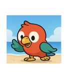 海のオウム@SFW（個別スタンプ：7）
