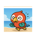 海のオウム@SFW（個別スタンプ：14）