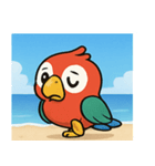 海のオウム@SFW（個別スタンプ：24）