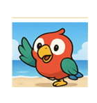 海のオウム@SFW（個別スタンプ：25）