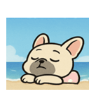 海のフレンチブルドッグ@SFW（個別スタンプ：5）