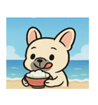 海のフレンチブルドッグ@SFW（個別スタンプ：15）