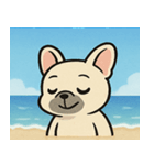 海のフレンチブルドッグ@SFW（個別スタンプ：16）