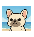 海のフレンチブルドッグ@SFW（個別スタンプ：18）