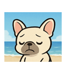海のフレンチブルドッグ@SFW（個別スタンプ：19）