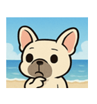 海のフレンチブルドッグ@SFW（個別スタンプ：20）