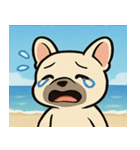 海のフレンチブルドッグ@SFW（個別スタンプ：21）