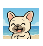 海のフレンチブルドッグ@SFW（個別スタンプ：22）