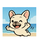 海のフレンチブルドッグ@SFW（個別スタンプ：26）