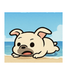 海のフレンチブルドッグ@SFW（個別スタンプ：28）