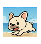 海のフレンチブルドッグ@SFW（個別スタンプ：29）