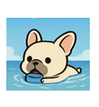 海のフレンチブルドッグ@SFW（個別スタンプ：31）