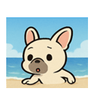 海のフレンチブルドッグ@SFW（個別スタンプ：32）