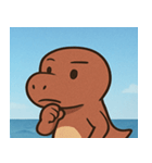 海の恐竜@SFW（個別スタンプ：4）