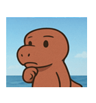 海の恐竜@SFW（個別スタンプ：8）