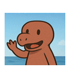 海の恐竜@SFW（個別スタンプ：9）