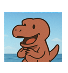 海の恐竜@SFW（個別スタンプ：10）