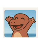 海の恐竜@SFW（個別スタンプ：20）